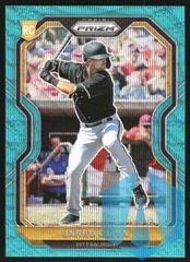 2021 Panini Prizm Teal Wave #34 Jared Oliva Pittsburgh